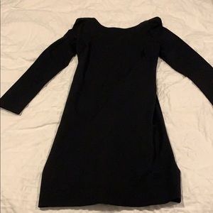Fitted black Banana Republic zip back dress - sz 4